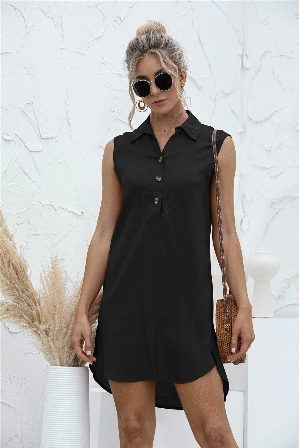High-Low Button Tunic - Image 5