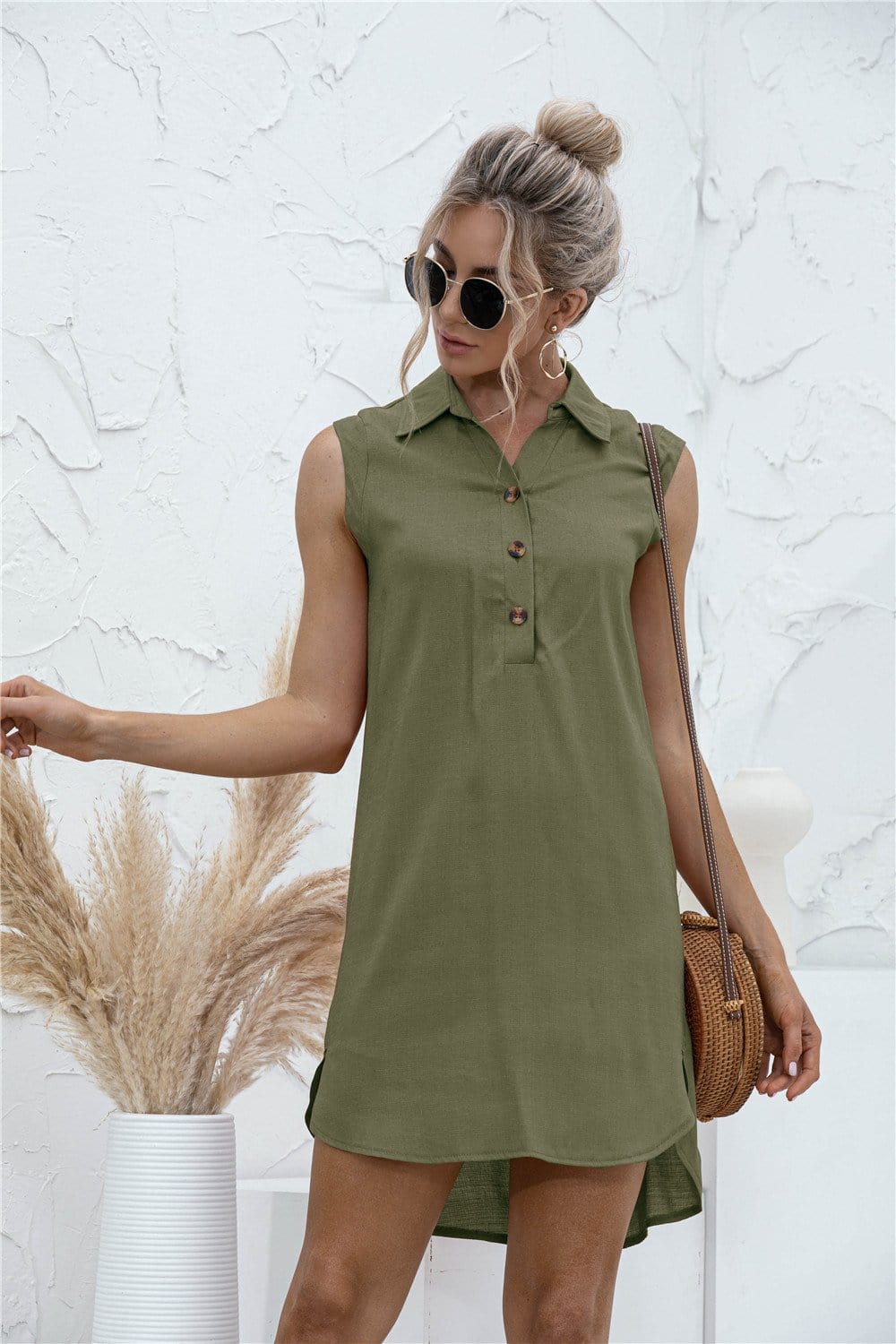 High-Low Button Tunic - Image 7