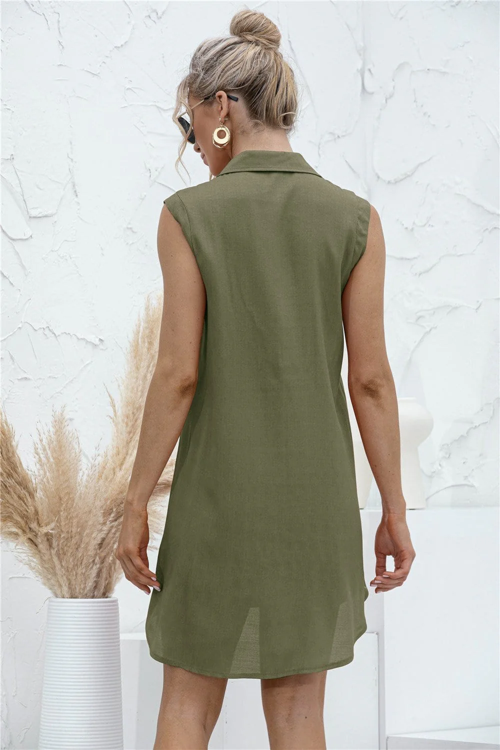 High-Low Button Tunic - Image 8