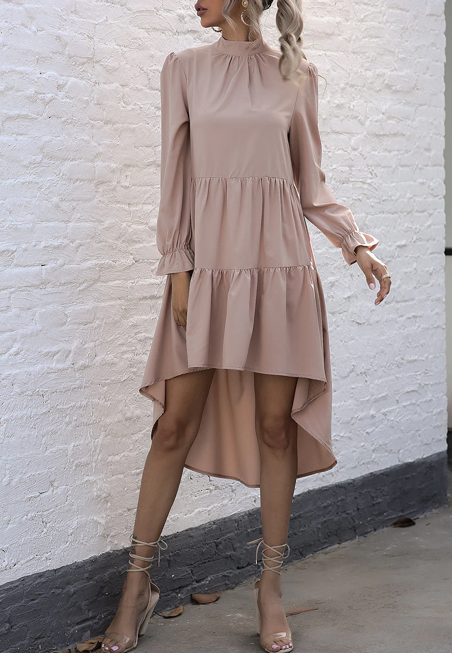 High Neck High Low Dress - Image 24