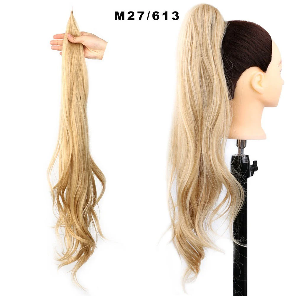 High Ponytail Wig Winding Big Wave Long Curly Hair - Image 15