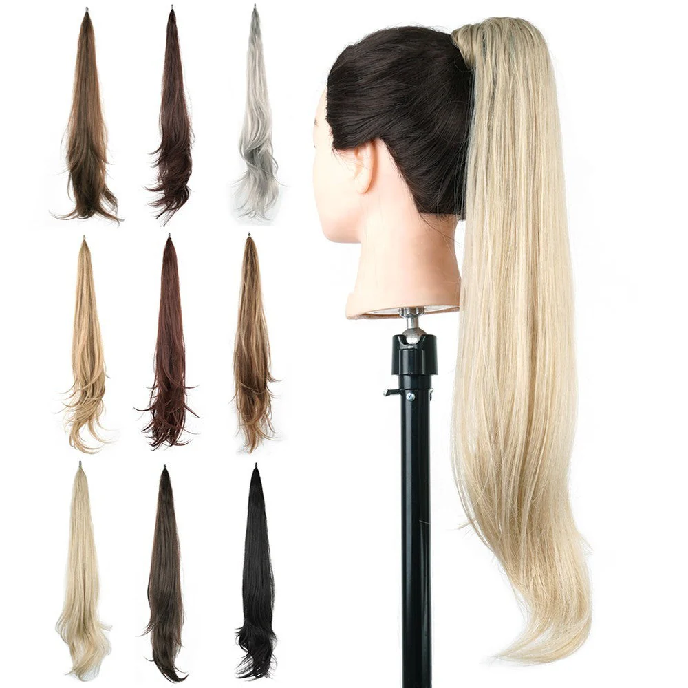 High Ponytail Wig Winding Big Wave Long Curly Hair - Image 2