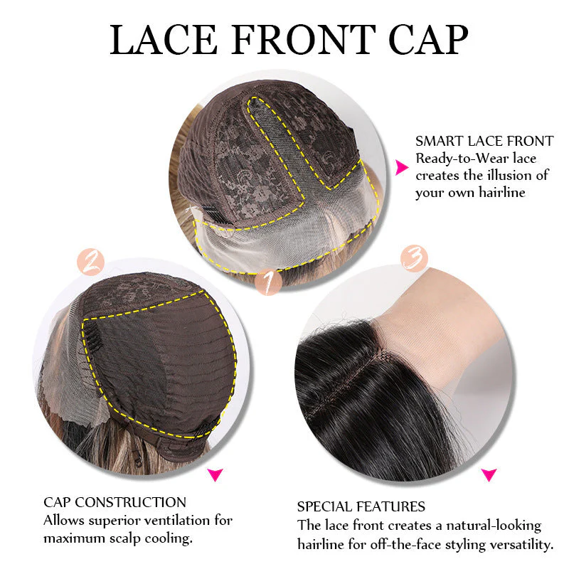 High Quality High-temperature Fiber Chemical Fiber Hair Forehead Wig For Women - Image 10