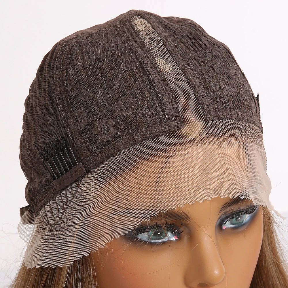 High Quality High-temperature Fiber Chemical Fiber Hair Forehead Wig For Women - Image 7
