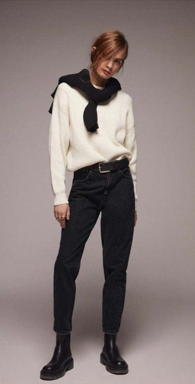 High Rise 90's Slim Cropped Denim Jeans - Image 4