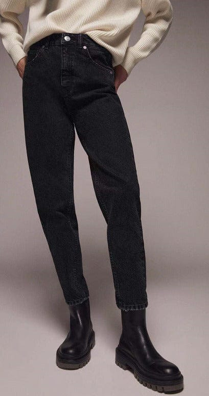 High Rise 90's Slim Cropped Denim Jeans - Image 5