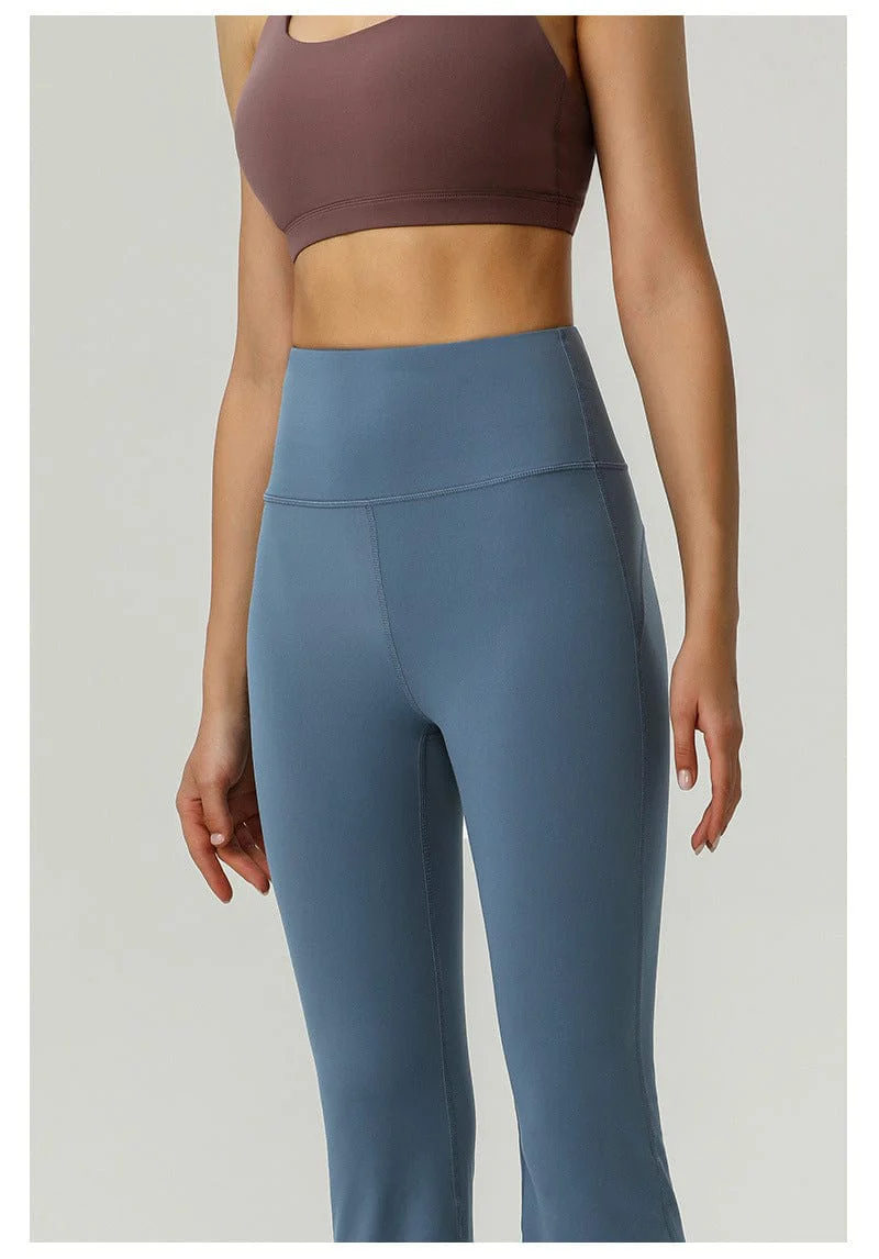 High Rise Buttery Soft Contouring Flared Yoga Pant - Image 10