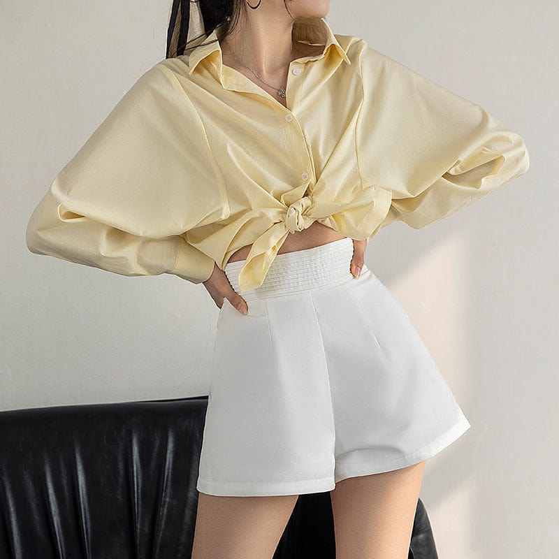 High Rise Loose Fit Shorts - Image 5