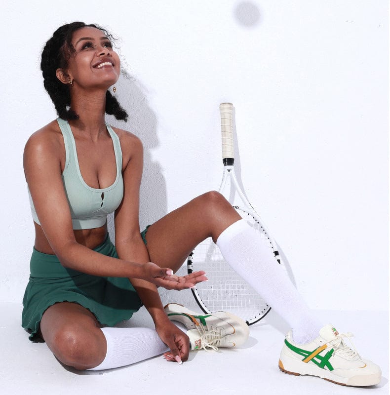 High Rise Ruffled Tennis Skort - Image 8