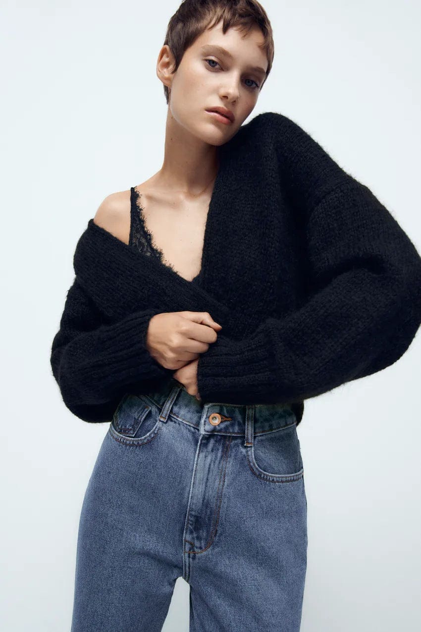 High Rise Straight Leg Relaxed Baggy Denim Jeans - Image 5