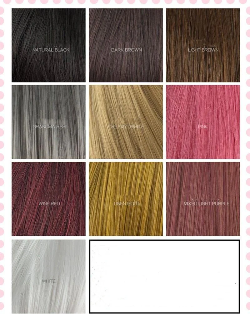 High Temperature Synthetic Long Straight Hair Cover - Image 11