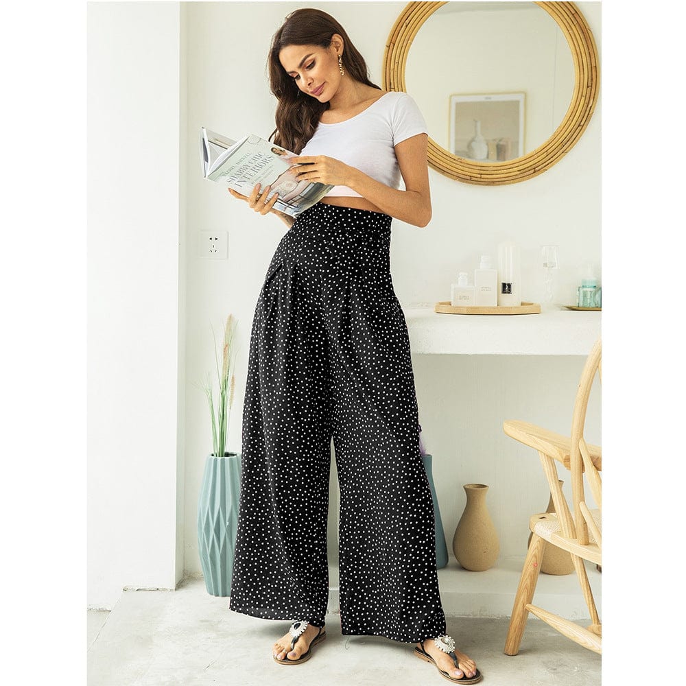 High Waist Polka Dot Pants - Image 3