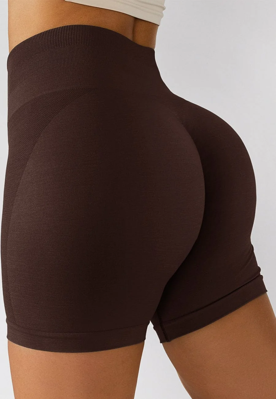 High Waist Side Mesh Active Shorts - Image 5