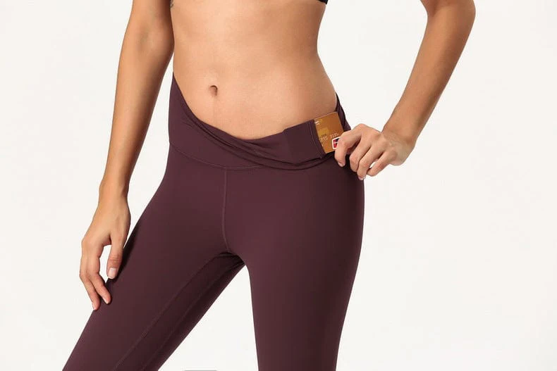 High Waisted Cropped Fitness Leggings - Image 10
