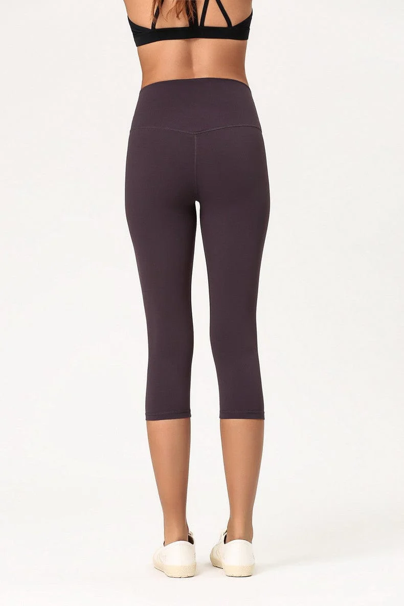 High Waisted Cropped Fitness Leggings - Image 18
