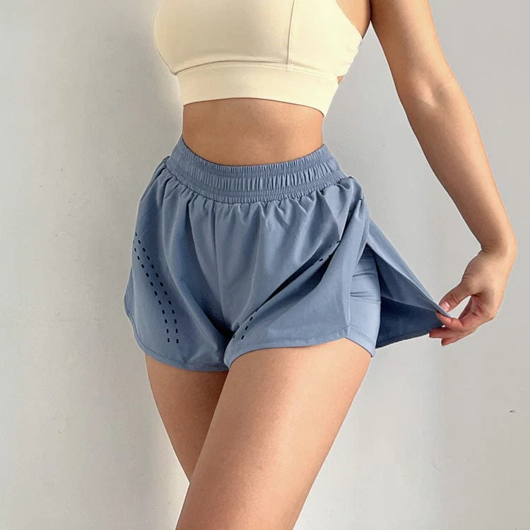 High Waisted Lined Active Shorts - Image 11