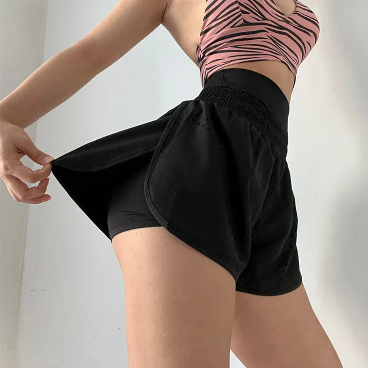 High Waisted Lined Active Shorts - Image 8