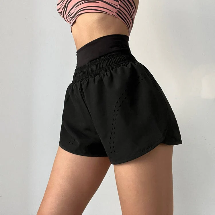 High Waisted Lined Active Shorts - Image 9
