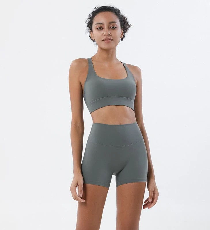 High Waisted Soft Biker Shorts - Image 2