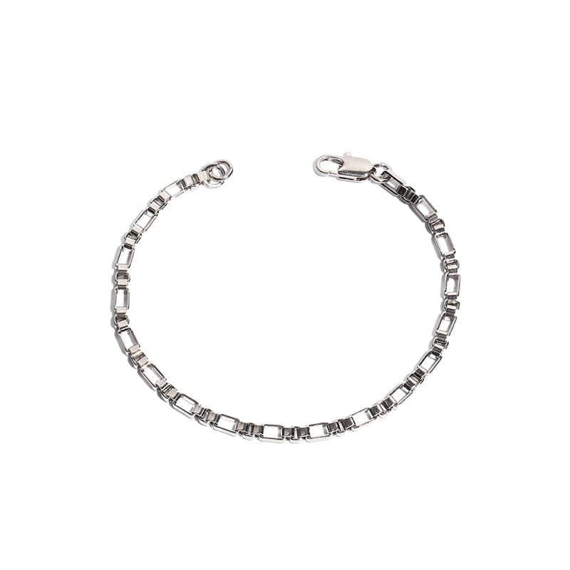 Hollow Silver Chain Bracelet Variety - Image 4