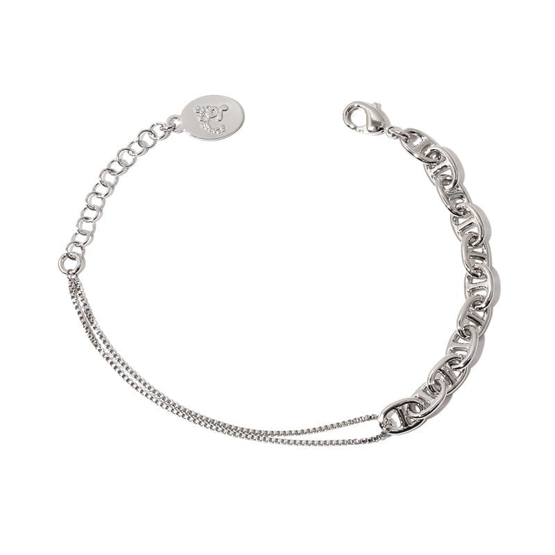 Hollow Silver Chain Bracelet Variety - Image 6