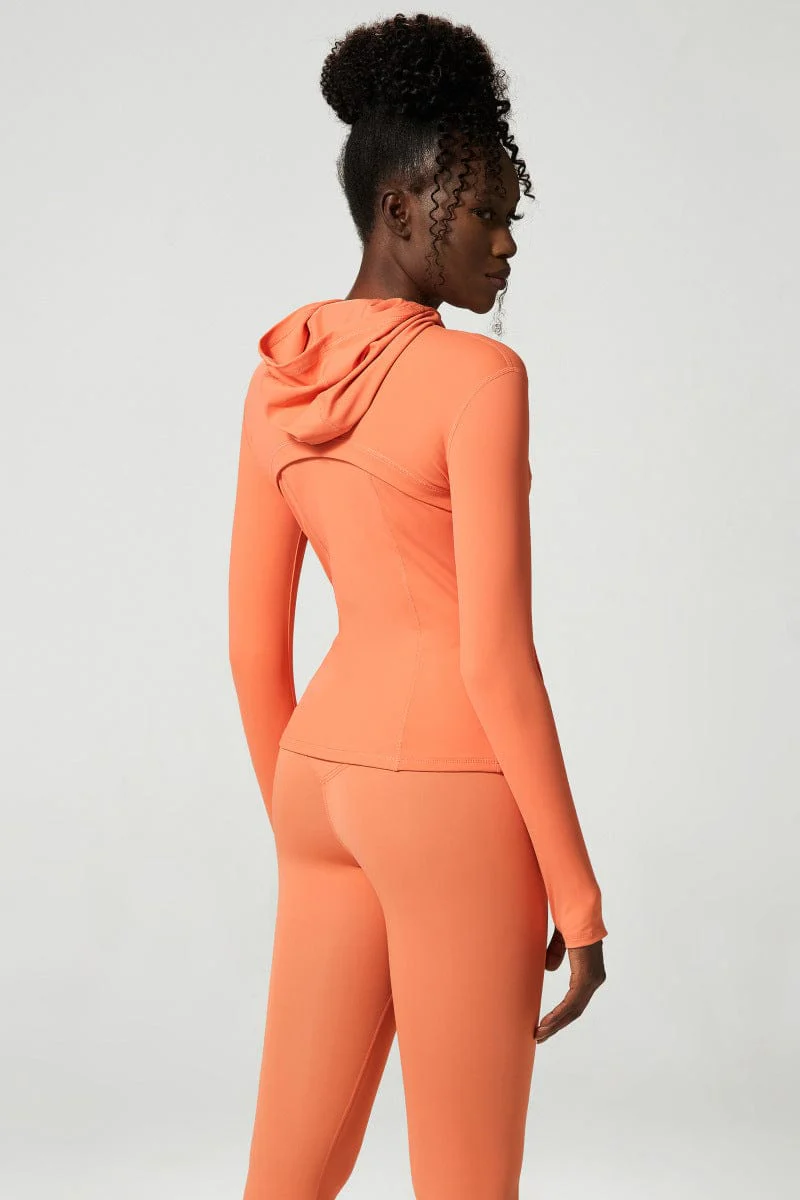 Hooded Zip Active Jacket - Image 11
