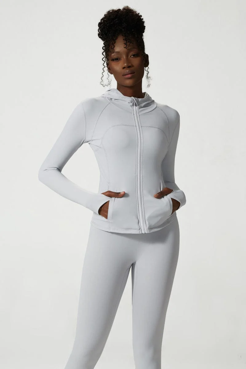 Hooded Zip Active Jacket - Image 12