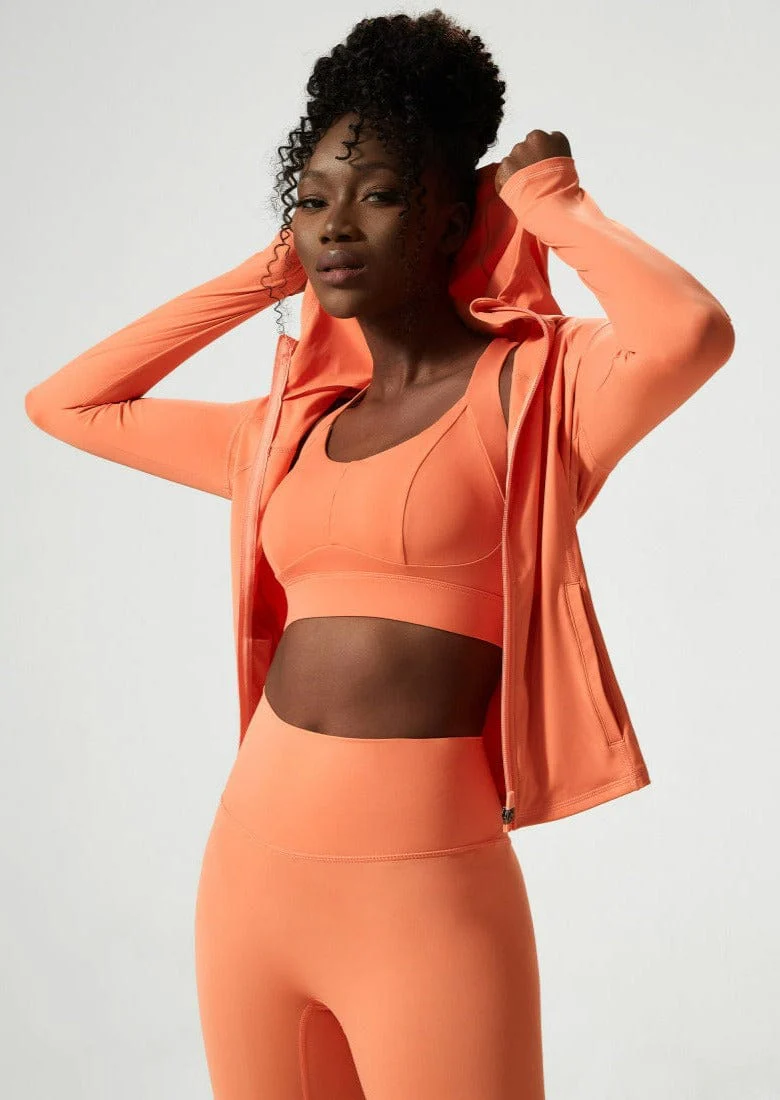 Hooded Zip Active Jacket - Image 8