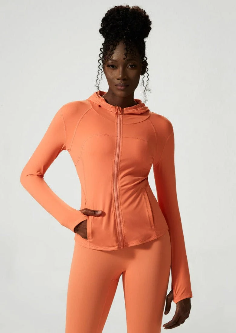 Hooded Zip Active Jacket - Image 9
