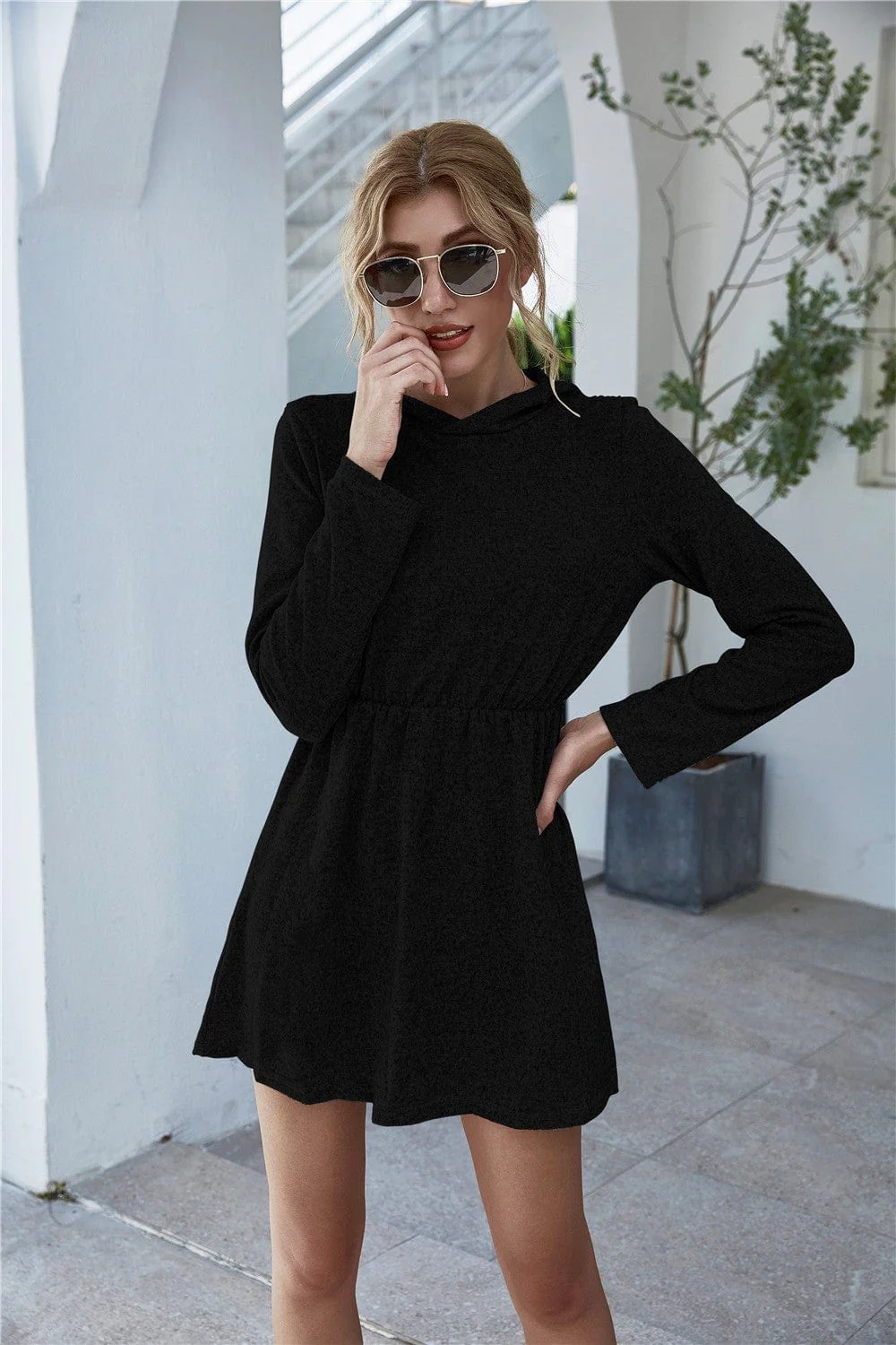 Hoodie Light Long Sleeve Spring Dress - Image 3