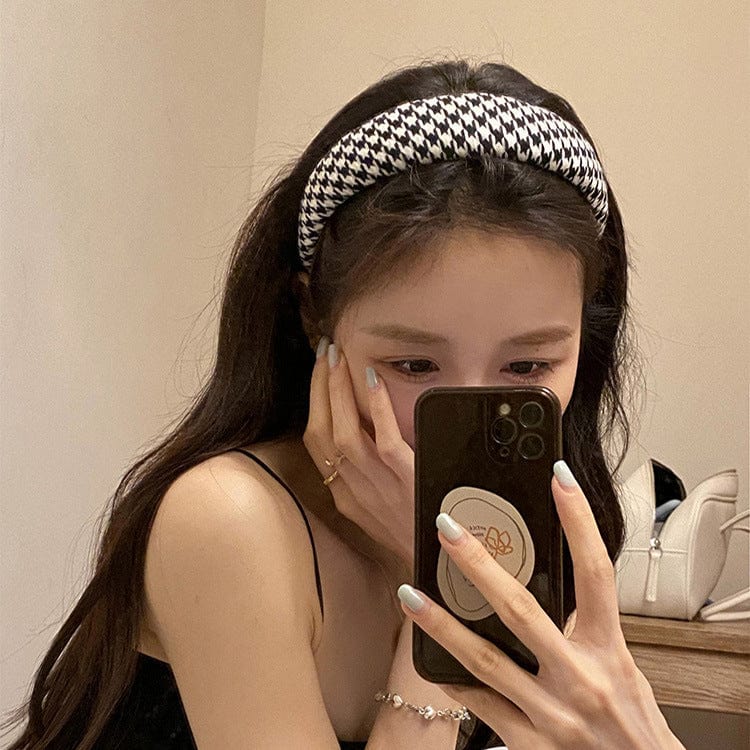 Houndstooth Wide Headband - Image 2