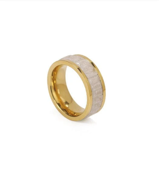 Ice Flower Zircon Gold Ring - Image 4