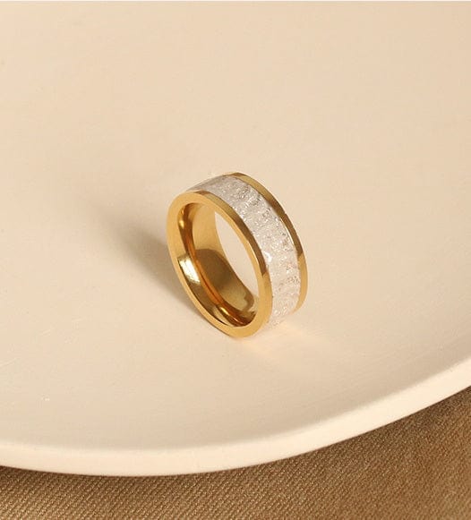 Ice Flower Zircon Gold Ring - Image 5