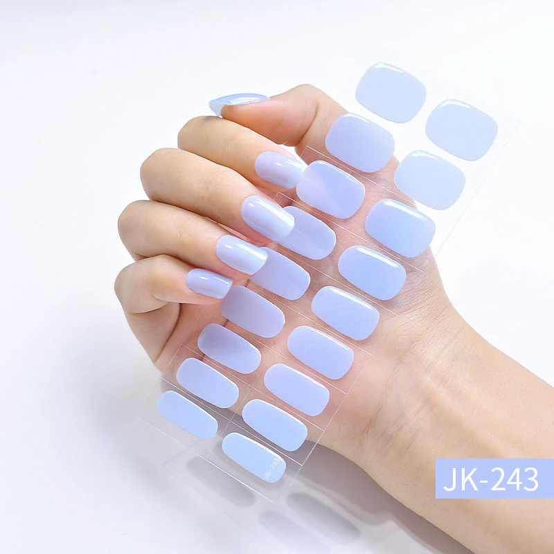 Ice Transparent Cat Eye Aurora Wear Nail Tip Nail Stickers - Image 11
