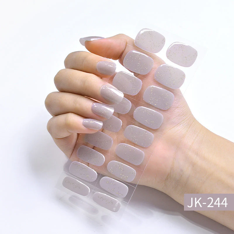 Ice Transparent Cat Eye Aurora Wear Nail Tip Nail Stickers - Image 12