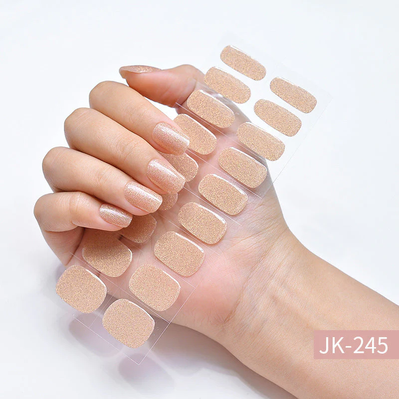 Ice Transparent Cat Eye Aurora Wear Nail Tip Nail Stickers - Image 13