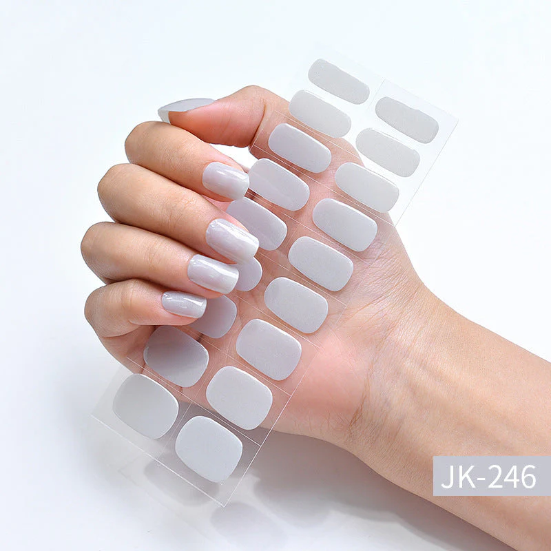 Ice Transparent Cat Eye Aurora Wear Nail Tip Nail Stickers - Image 14