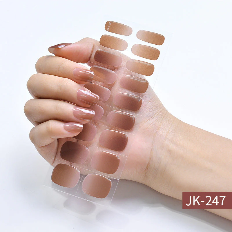 Ice Transparent Cat Eye Aurora Wear Nail Tip Nail Stickers - Image 15