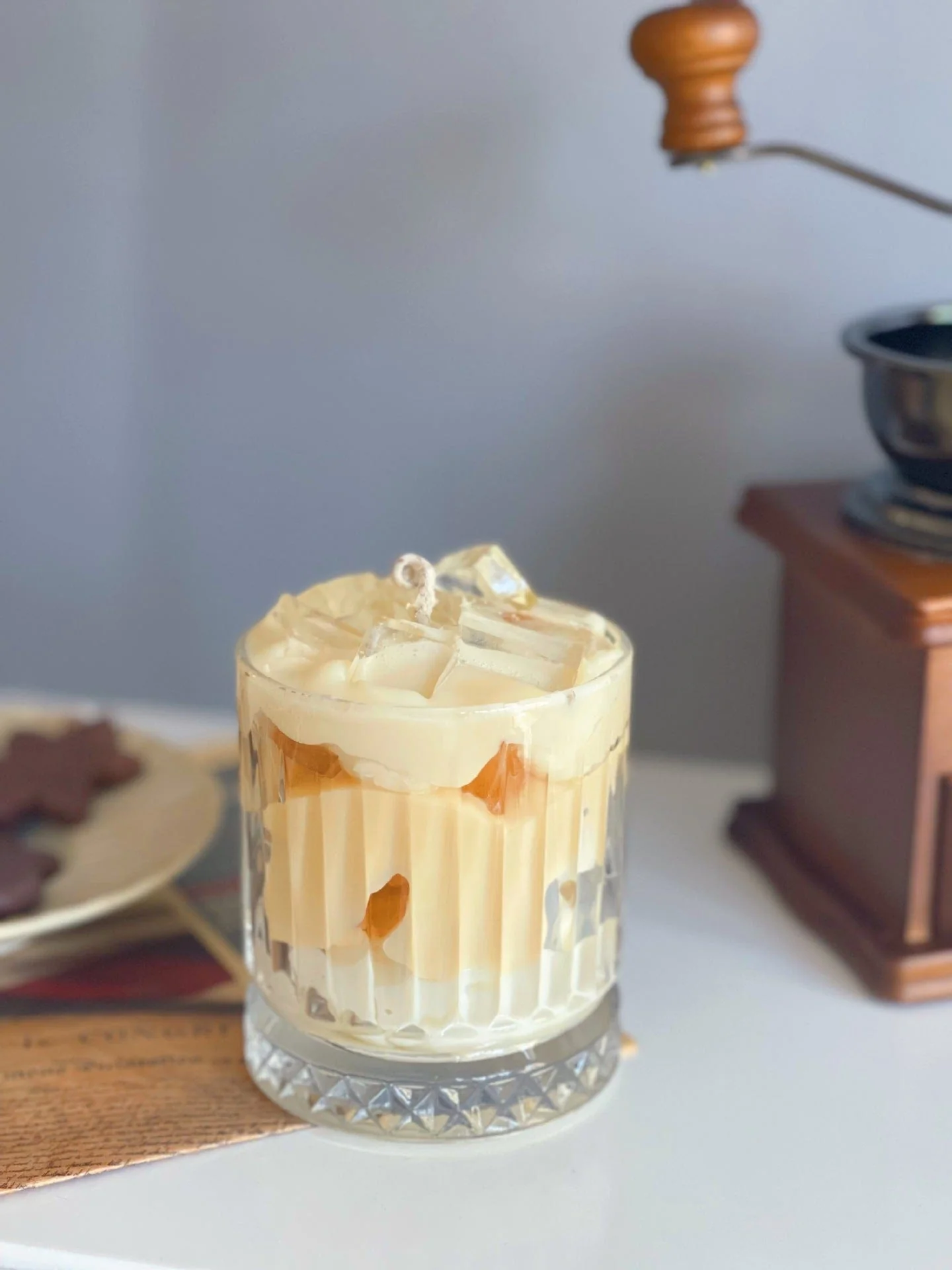 Iced Whipped Cream Coffee Decorative Candle - Image 4