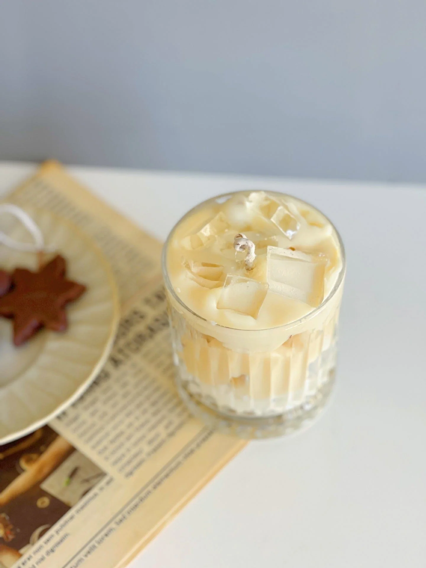 Iced Whipped Cream Coffee Decorative Candle - Image 5