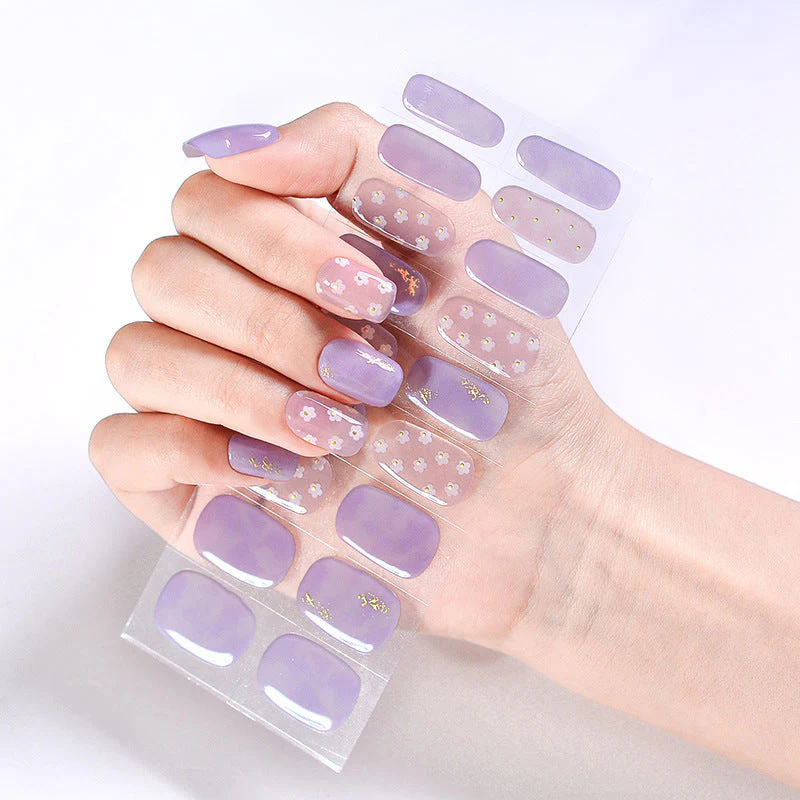 Internet Celebrity Semi-baked Gel Nail Sticker Waterproof And Durable 3d Paper Patch - Image 11