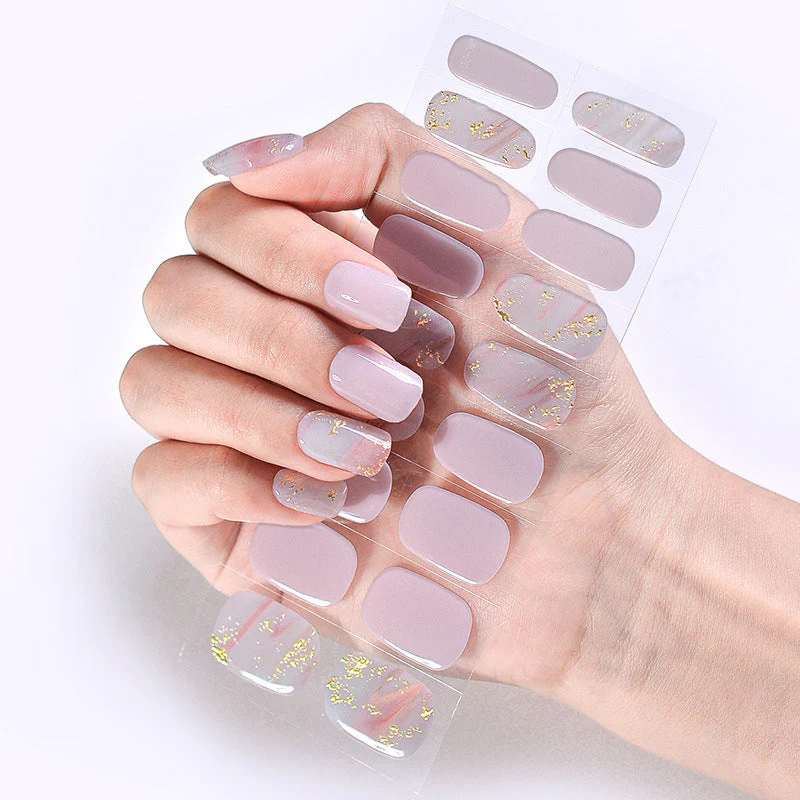 Internet Celebrity Semi-baked Gel Nail Sticker Waterproof And Durable 3d Paper Patch - Image 17