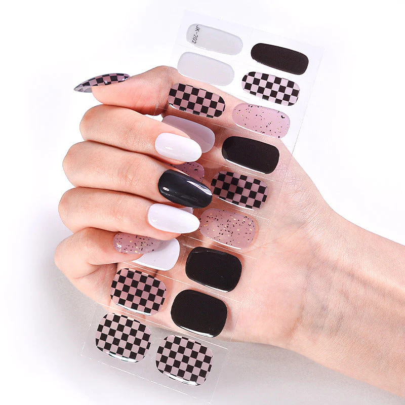 Internet Celebrity Semi-baked Gel Nail Sticker Waterproof And Durable 3d Paper Patch - Image 18