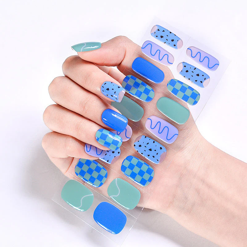 Internet Celebrity Semi-baked Gel Nail Sticker Waterproof And Durable 3d Paper Patch - Image 2