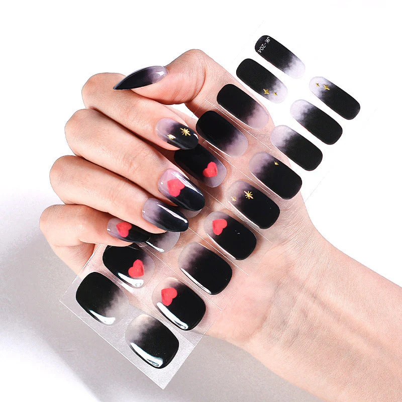 Internet Celebrity Semi-baked Gel Nail Sticker Waterproof And Durable 3d Paper Patch - Image 20