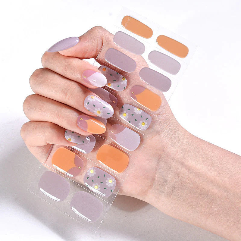 Internet Celebrity Semi-baked Gel Nail Sticker Waterproof And Durable 3d Paper Patch - Image 21
