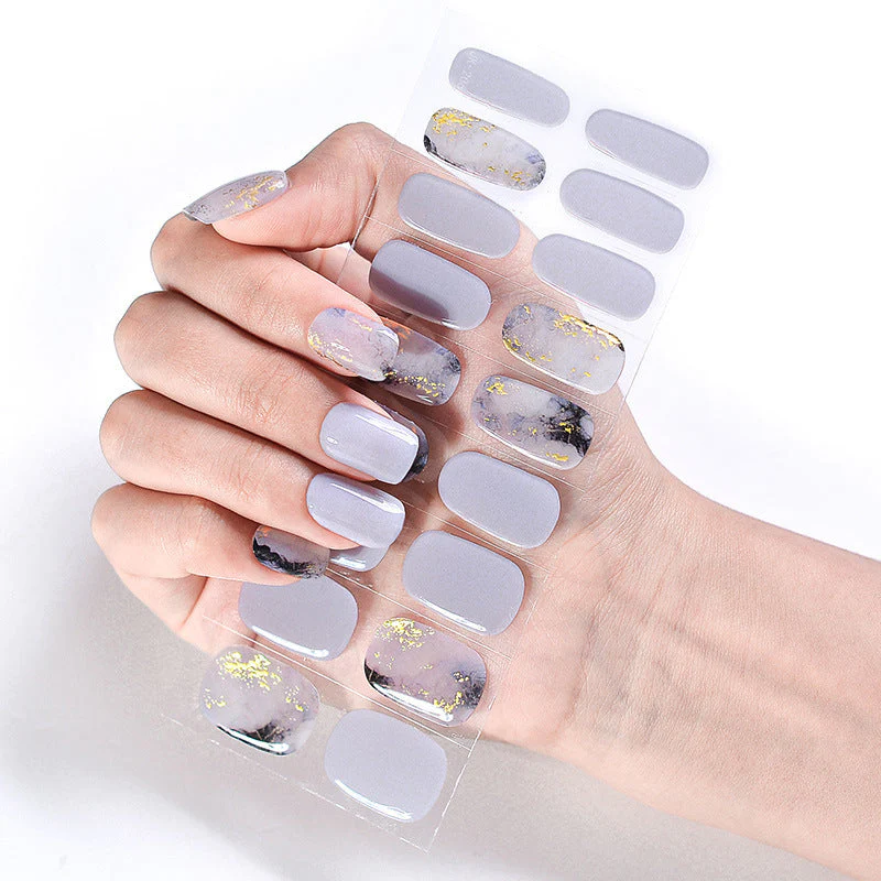 Internet Celebrity Semi-baked Gel Nail Sticker Waterproof And Durable 3d Paper Patch - Image 22