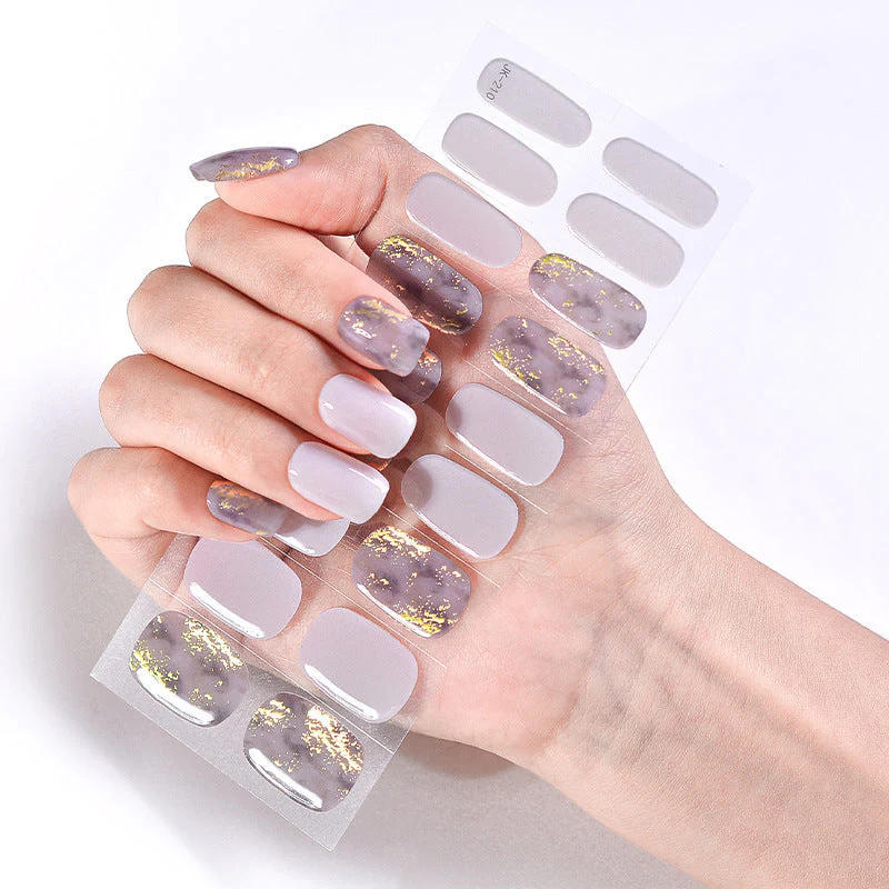 Internet Celebrity Semi-baked Gel Nail Sticker Waterproof And Durable 3d Paper Patch - Image 26