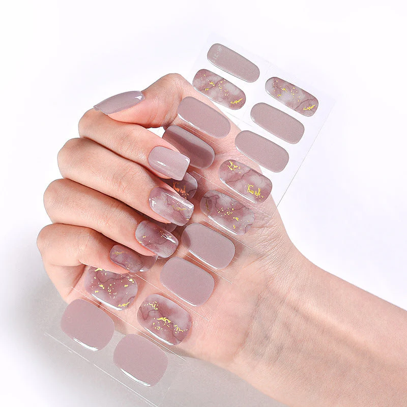 Internet Celebrity Semi-baked Gel Nail Sticker Waterproof And Durable 3d Paper Patch - Image 27
