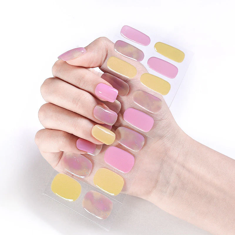 Internet Celebrity Semi-baked Gel Nail Sticker Waterproof And Durable 3d Paper Patch - Image 29